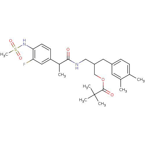 Chemical structure of BindingDB Monomer ID 20296