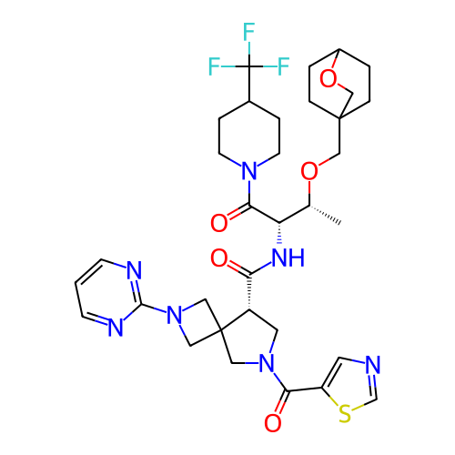 Chemical structure of BindingDB Monomer ID 292836