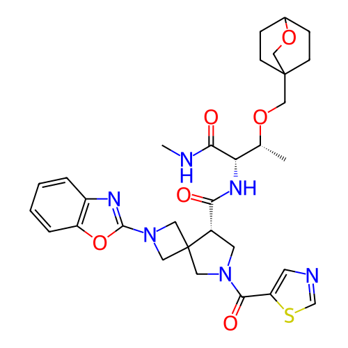 Chemical structure of BindingDB Monomer ID 292837