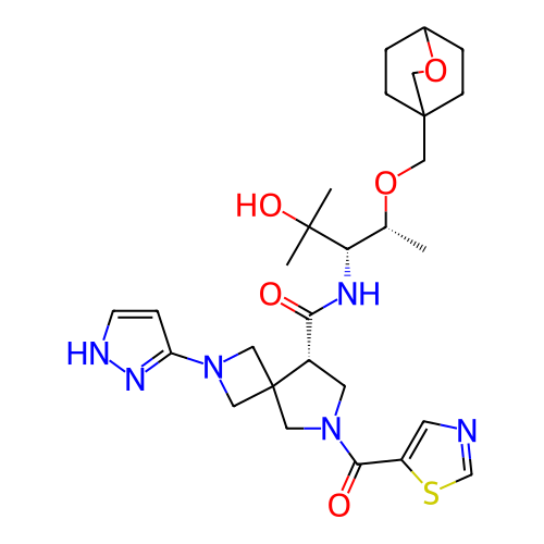 Chemical structure of BindingDB Monomer ID 292843