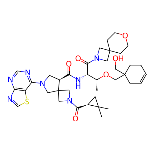 Chemical structure of BindingDB Monomer ID 292849