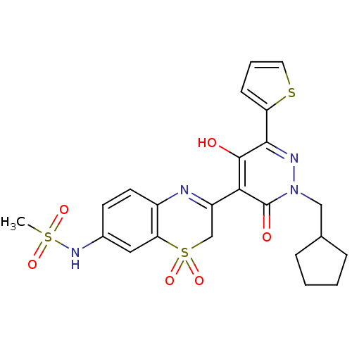 Chemical structure of BindingDB Monomer ID 30459