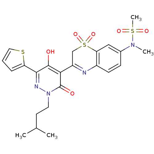 Chemical structure of BindingDB Monomer ID 30464