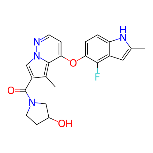 Chemical structure of BindingDB Monomer ID 436676