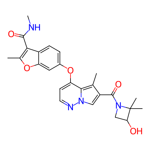 Chemical structure of BindingDB Monomer ID 436681