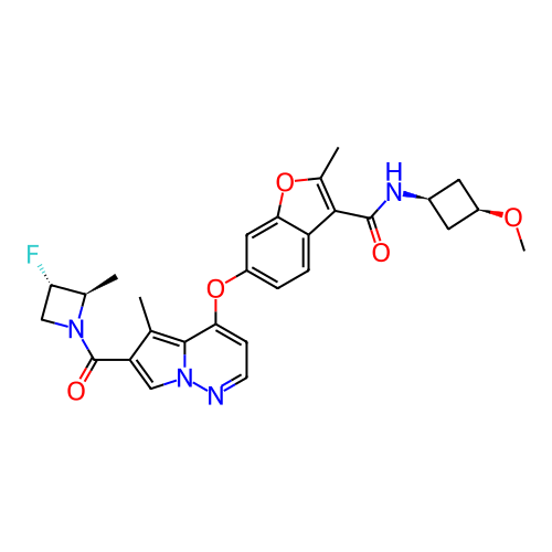 Chemical structure of BindingDB Monomer ID 436774