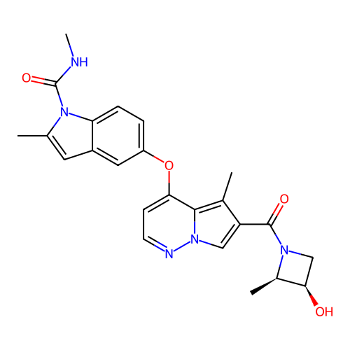 Chemical structure of BindingDB Monomer ID 436786