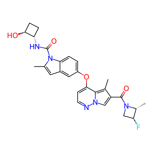 Chemical structure of BindingDB Monomer ID 436788