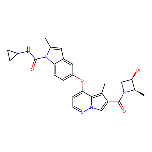 Chemical structure of BindingDB Monomer ID 436789