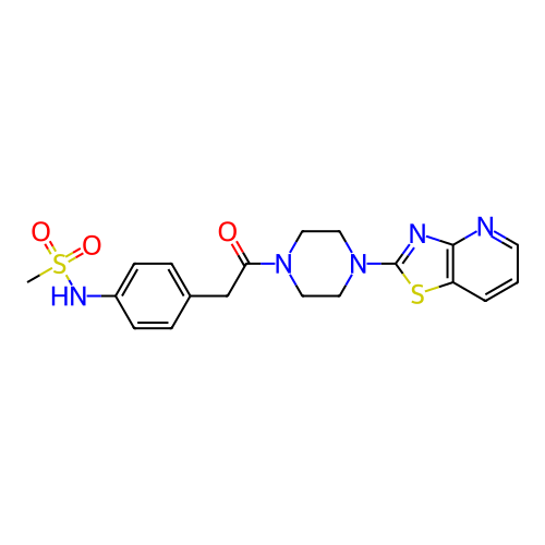 Chemical structure of BindingDB Monomer ID 437207