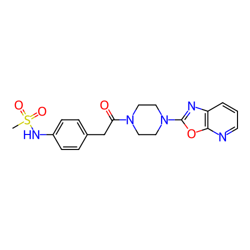 Chemical structure of BindingDB Monomer ID 437210