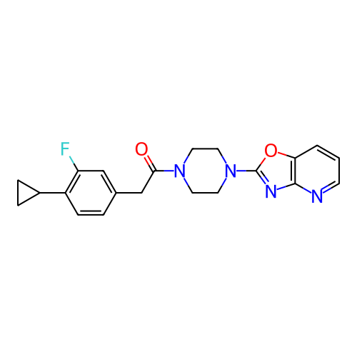 Chemical structure of BindingDB Monomer ID 437214
