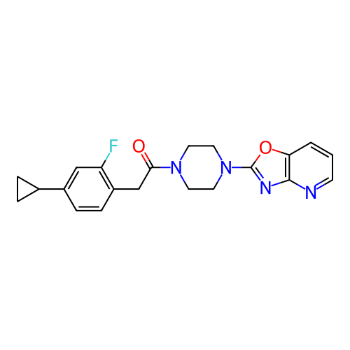 Chemical structure of BindingDB Monomer ID 437215