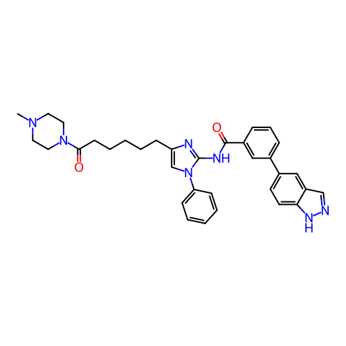 Chemical structure of BindingDB Monomer ID 506655