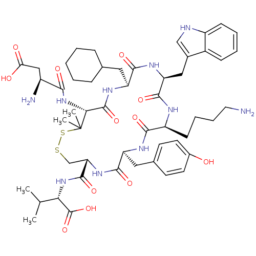 Chemical structure of BindingDB Monomer ID 50002713