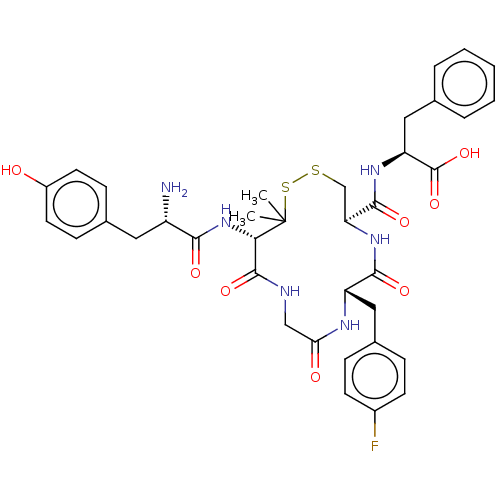 Chemical structure of BindingDB Monomer ID 50043725