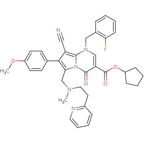 Chemical structure of BindingDB Monomer ID 50109212