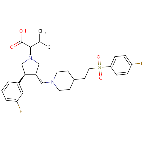 Chemical structure of BindingDB Monomer ID 50121822