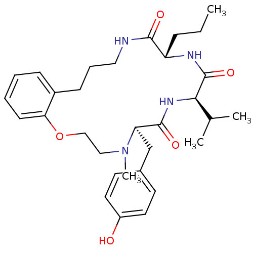 Chemical structure of BindingDB Monomer ID 50199391