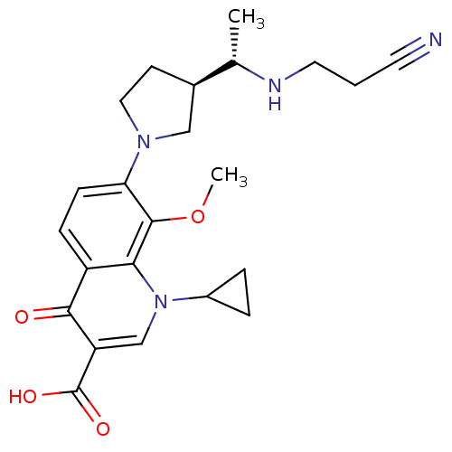 Chemical structure of BindingDB Monomer ID 50205446