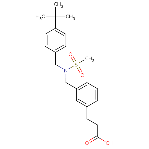 Chemical structure of BindingDB Monomer ID 50293491
