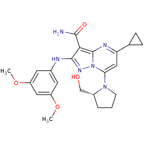 Chemical structure of BindingDB Monomer ID 50375364