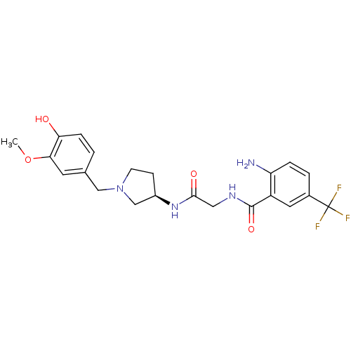 Chemical structure of BindingDB Monomer ID 50375721