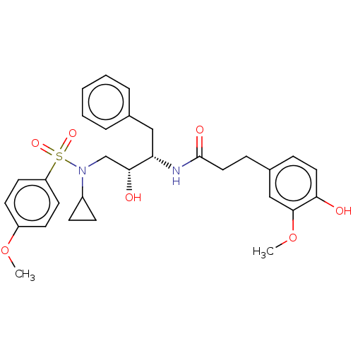 Chemical structure of BindingDB Monomer ID 50572557