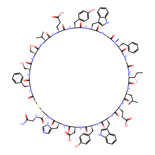 Chemical structure of BindingDB Monomer ID 50654474