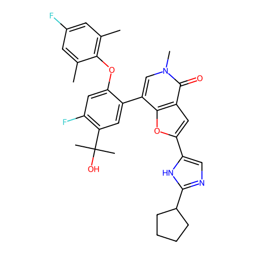Chemical structure of BindingDB Monomer ID 50655344