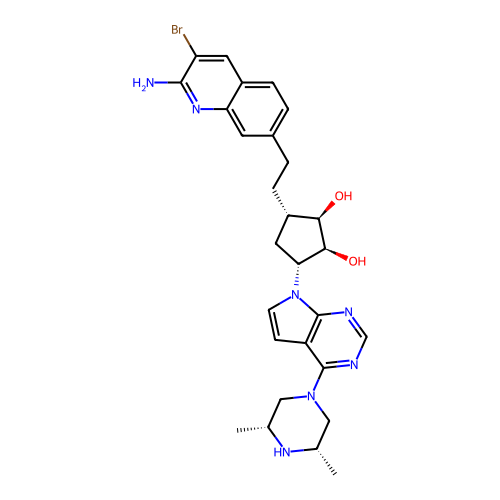 Chemical structure of BindingDB Monomer ID 50655563