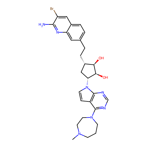 Chemical structure of BindingDB Monomer ID 50655571