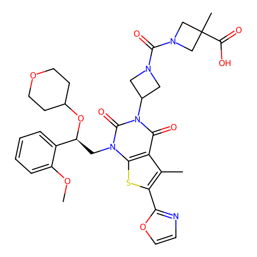 Chemical structure of BindingDB Monomer ID 50665606