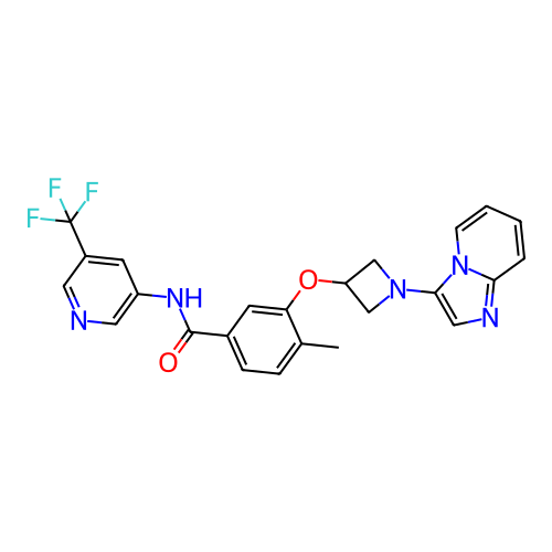 Chemical structure of BindingDB Monomer ID 535986