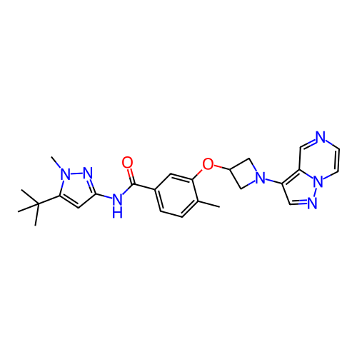 Chemical structure of BindingDB Monomer ID 536003