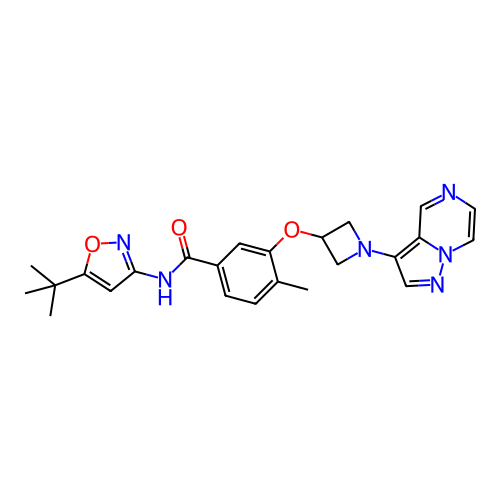 Chemical structure of BindingDB Monomer ID 536004