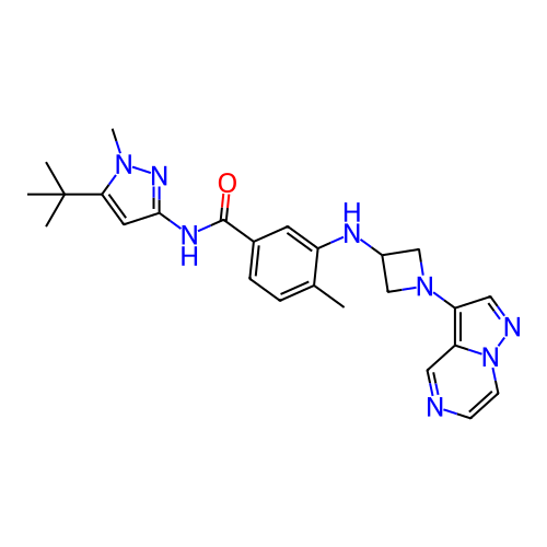 Chemical structure of BindingDB Monomer ID 536005