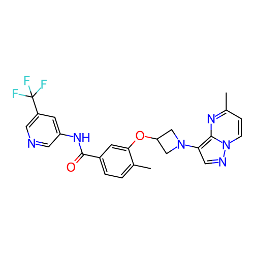 Chemical structure of BindingDB Monomer ID 536016