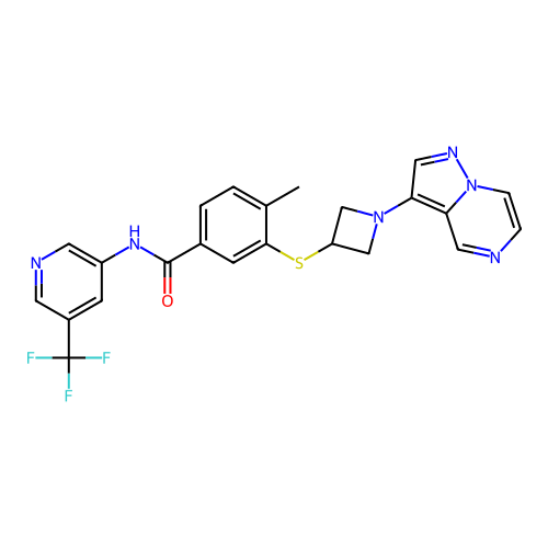 Chemical structure of BindingDB Monomer ID 536028
