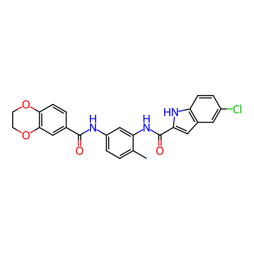 Chemical structure of BindingDB Monomer ID 540100