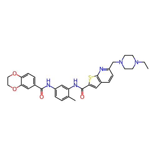 Chemical structure of BindingDB Monomer ID 540145