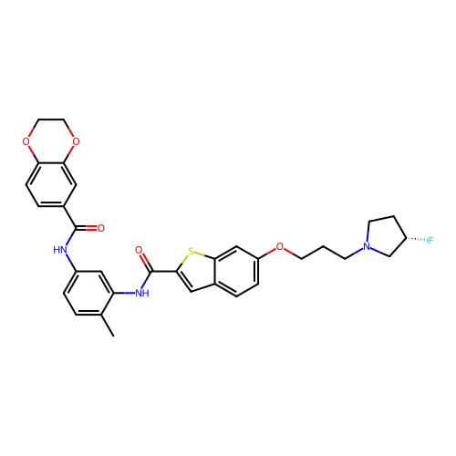 Chemical structure of BindingDB Monomer ID 540168