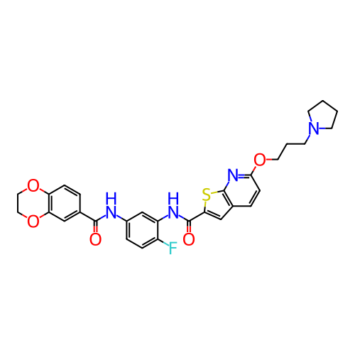 Chemical structure of BindingDB Monomer ID 540179