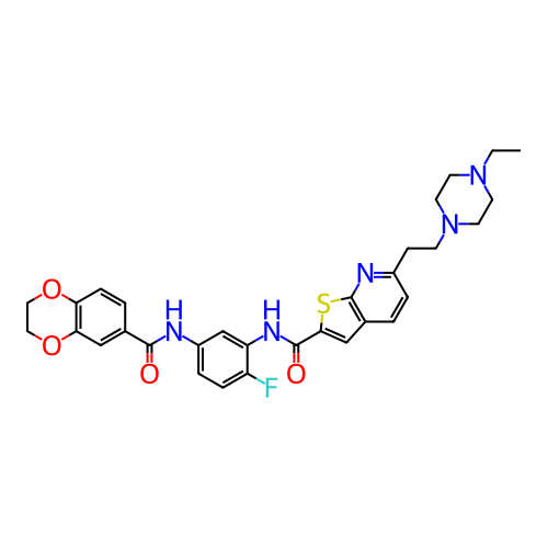 Chemical structure of BindingDB Monomer ID 540180