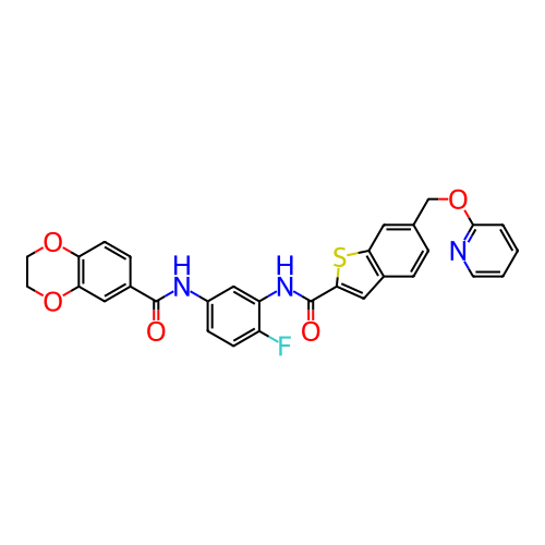 Chemical structure of BindingDB Monomer ID 540183