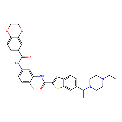 Chemical structure of BindingDB Monomer ID 540184