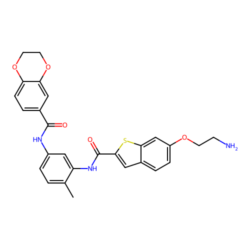 Chemical structure of BindingDB Monomer ID 540185