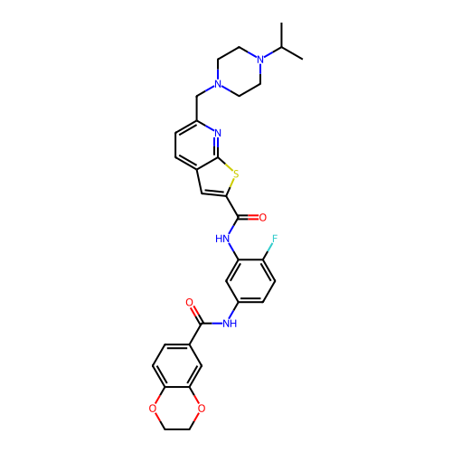 Chemical structure of BindingDB Monomer ID 540190