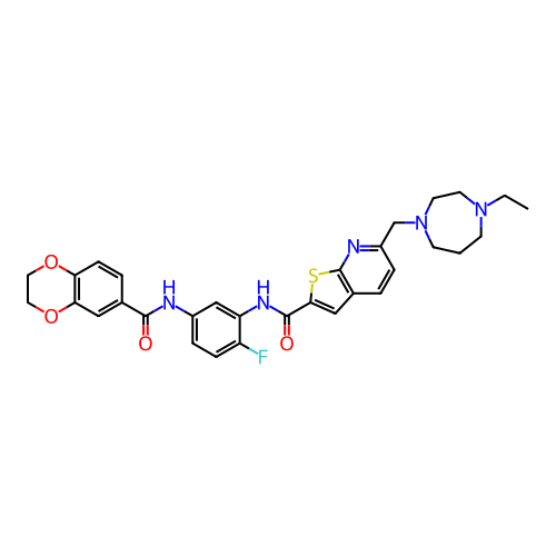 Chemical structure of BindingDB Monomer ID 540193