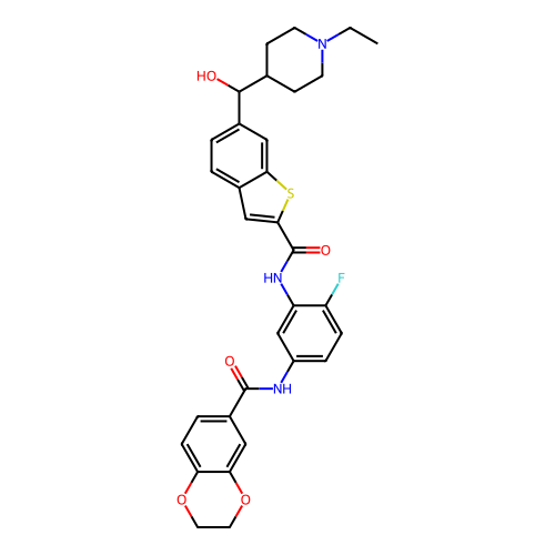 Chemical structure of BindingDB Monomer ID 540195
